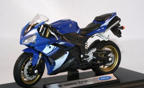 Moto ´08 Yamaha Yzf-r1  Welly 1/18 