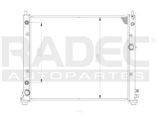 Radiador Cadillac Cts 2011-2012 V6 3.0/3.2l Automatico