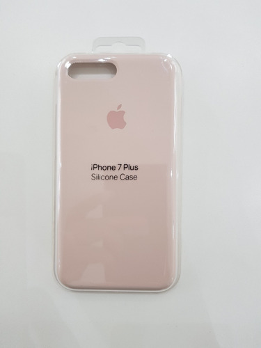 Estuche iPhone 7 Plus Y 8 Plus Apple Silicone Color Nude