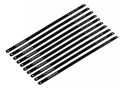 Set 10 Hojas De Sierra Para Metal Kendo Alta Resistencia