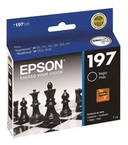 Comprar Cartucho Epson 197 Original Negro P Xp201 Xp211 Xp401 Xp411