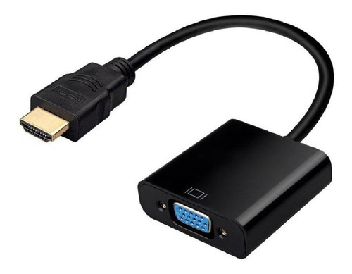 Convertidor Hdmi A Vga Cable Adaptador Conversor Audio 1080p