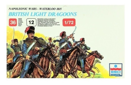 Esci 230 British Light Dragons Waterloo 1:72 Milouhobbies