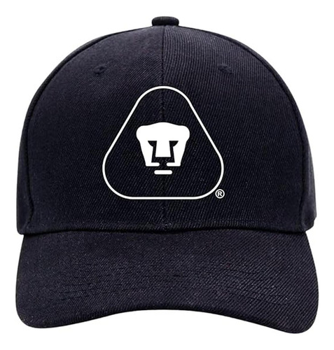 Pumas Gorra Unam Hombre Mujer Ajustable Emblema Bco/ngo 6