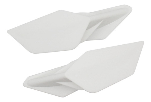 2x Moto Scooter Dynamic Wing Kit Elegante Para Honda Blanco