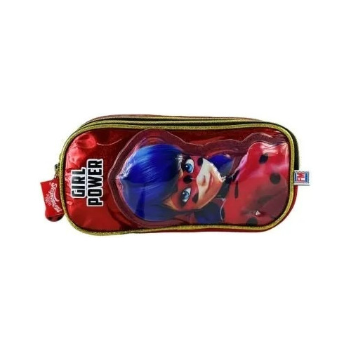 Kit Mochila Lonchera Y Lapicera Lady Bug Primaria Vs2193