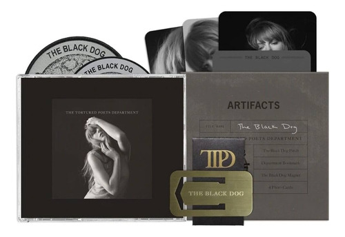 Taylor Swift The Tortured Poets Department Tht Black Dog Cd