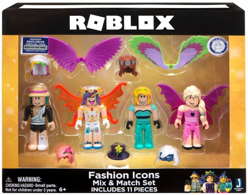 Roblox 4 Personajes De Fashion Icons Set Exclusivo Mix 11 P Mercado Libre - roblox personajes principales