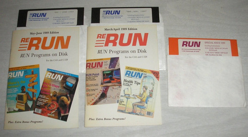 Run Programs On Disk For Commodore 64 / 128 Años 1989