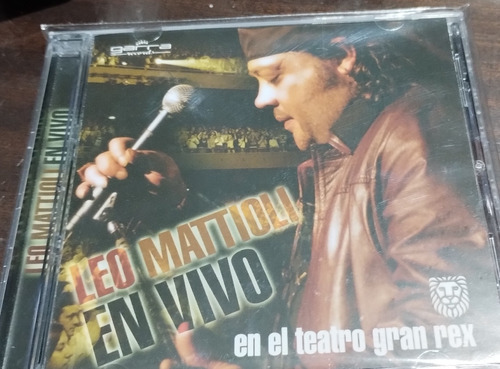 Leo Mattioli Cd En Vivo En El Teatro Gran Rex Nuevo 