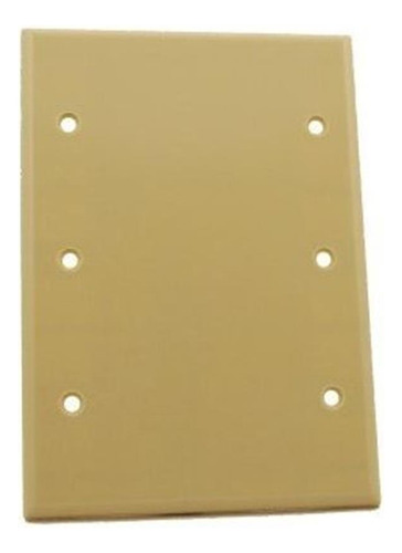 Leviton-gang Ningún Dispositivo Wallplate En Blanco