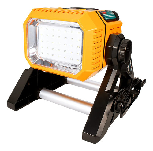 Hipoke Luz Trabajo Led 35 W Recargable 5000 Lm Alimentado V