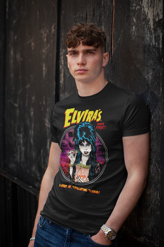 Camiseta Retro Terror Elvira Movie Fright