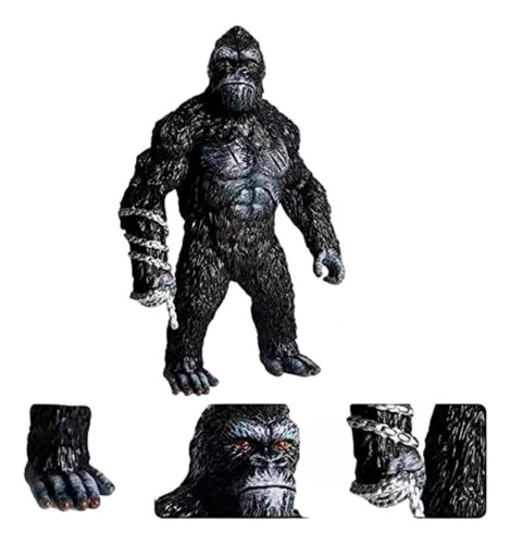 Juguete King Kong Gorila De Resina Mono  Juego