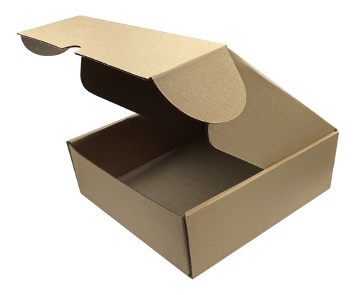 50 Mailbox 30x30x10 Cm Caja Para Envios Carton Kraft Kraft