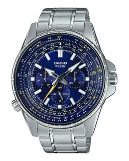 Reloj Casio Hombre ( Mtp-sw320d-2avdf) Multifunción / Wr 50m