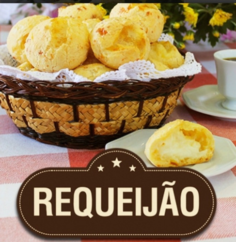 Pão De Queijo Recheado Com Requeijão 1kg 