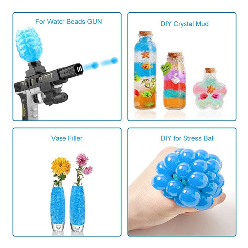 Munição De Recarga Water Ball Beads Ecológica, Não Ecológi