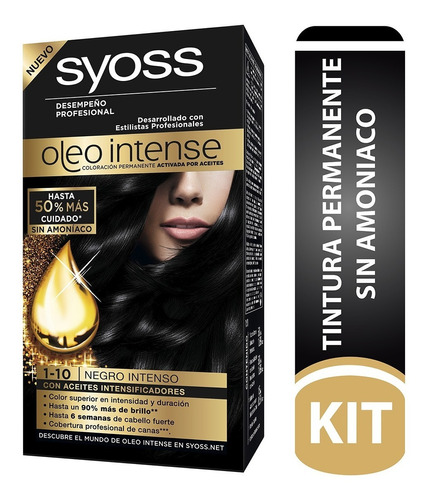 Tinte Cabello Syoss Oleo Permanente - mL a $497