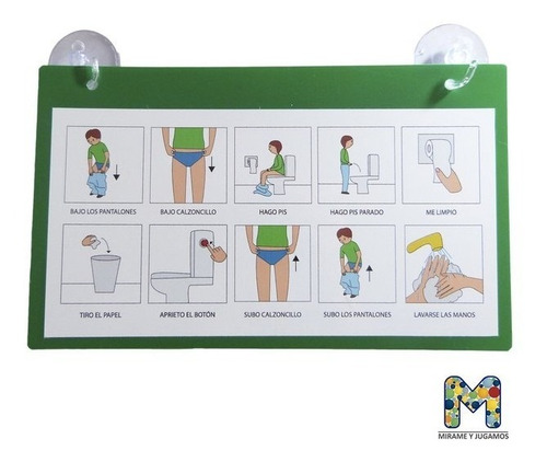Pictogramas Autismo Secuencia De Baño Nene Tea Tel
