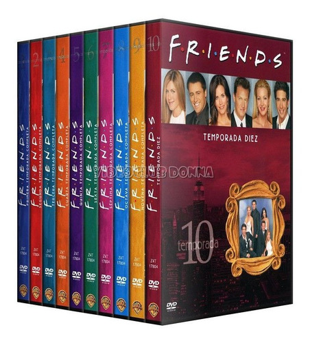 Friends Pack 10 Temporadas En Dvd Serie Coleccion Completa