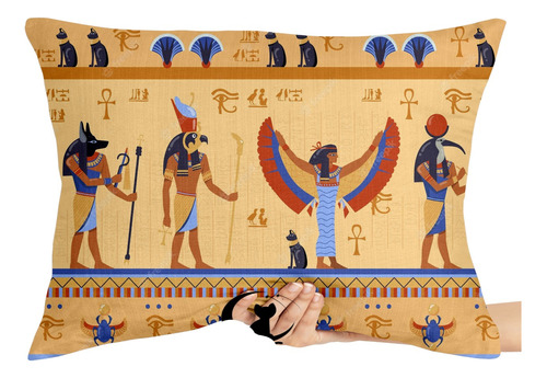 2 Capas Para Travesseiro Egito Egipicio Piramide Deuses