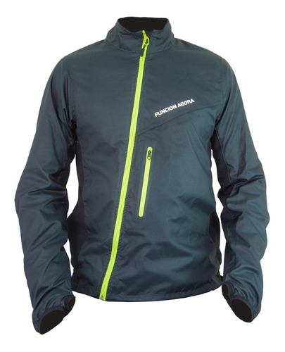 Campera Impermeable Rompeviento Trekking Running Empaquetabl