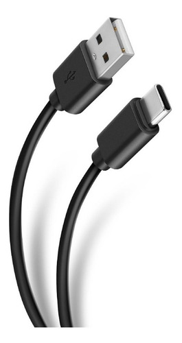 Cable Pvc Usb Estándar A Tipo C 1.2m 480mbps Negro Steren