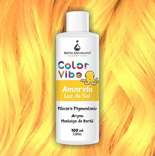  Tonalizante Colorido 100ml - Color Vibe Gota Do Mato Tom Amarelo Luz do Sol