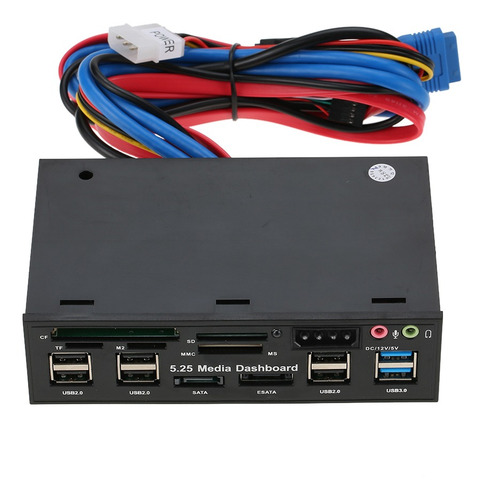 Multi-función Usb 3.0 Hub Esata Puerto Interno Tarjeta