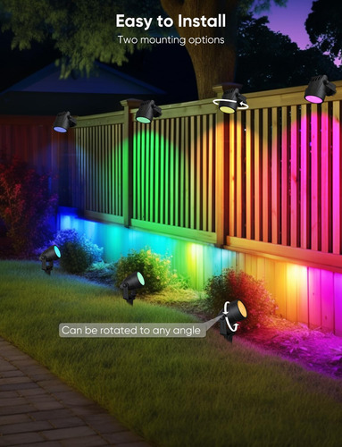 Focos De Paisaje Al Aire Libre, Iluminación Inteligente Wifi