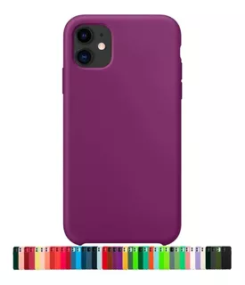 Capa Capinha Silicone Para iPhone 6 7 8 X Xs Xr 11 12 13 Max