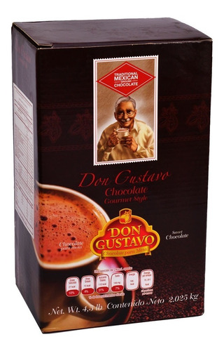 Chocolate Don Gustavo En Polvo Gourmet Style 2kg