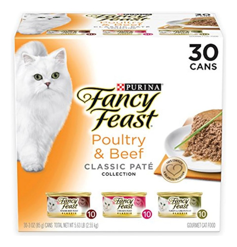 Purina Fancy Feast Classic Pate Poultry Y Beef Collection Pa