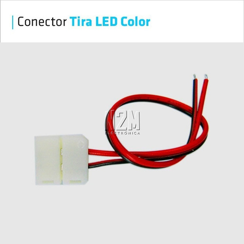 Imagen 2 de 10 de Conector Led Con Cables Tira 5050 Rgb Monocromatica Colores