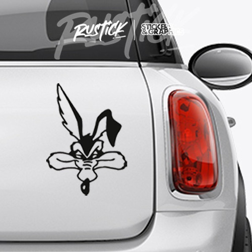 Calco Sticker Ploteo Coyote Tatoo Auto Camioneta Tuning 20cm