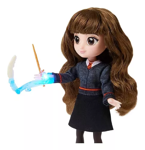 Boneca Hermione com Patrono e Luz - Harry Potter