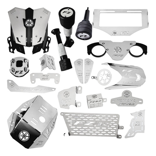 Fz3.0 Kit Lujos Moto Yamaha Fz3.0 Accesorio Moto Acero Fz3.0