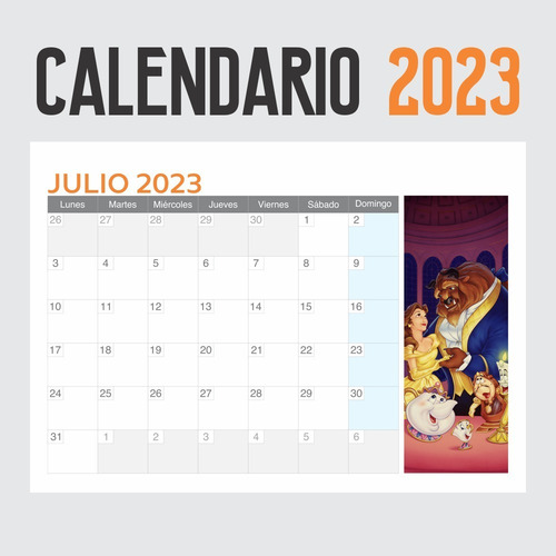 Imagen 4 de 6 de Calendario 2023 Dibujos Disney A4 - Animeras