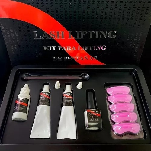Imagen 3 de 7 de Kit Lash Lifting Permanente Laminado Color Cejas Pestañas