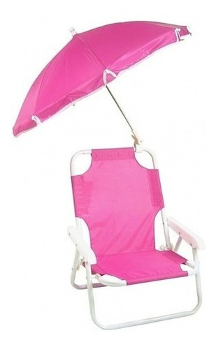 Silla Plegable Con Sombrilla Para Niños Playa Verano