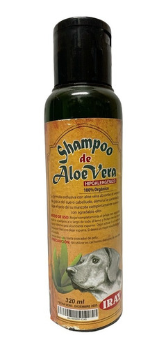 Shampoo De Aloe Vera Para Perro /mascota 320 Ml Iray