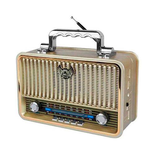 Radio Am/fm Retro Cmik Mk-195 Corriente Y Recargable Ub