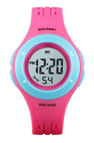 Skmei - Reloj 1455rsbu Digital Para Niña