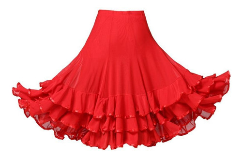 Elegant Flamenco Dance Big Skirt Swing Modern Dress