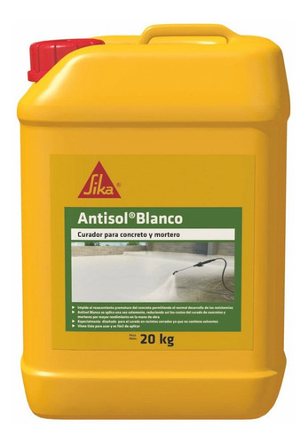 Sika Antisol Blanco Curador Para Concreto Y Mortero 20kg