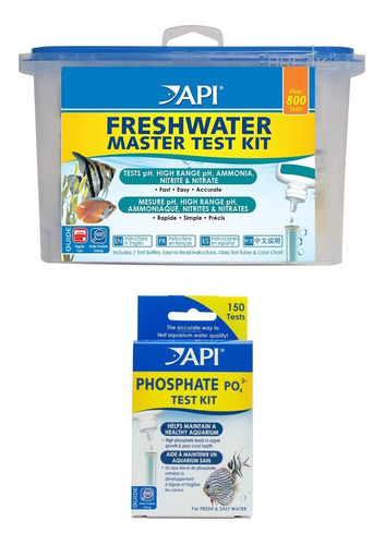 Master Tests Kit Prueba Fosfatos Agua Acuario Peces Lagos