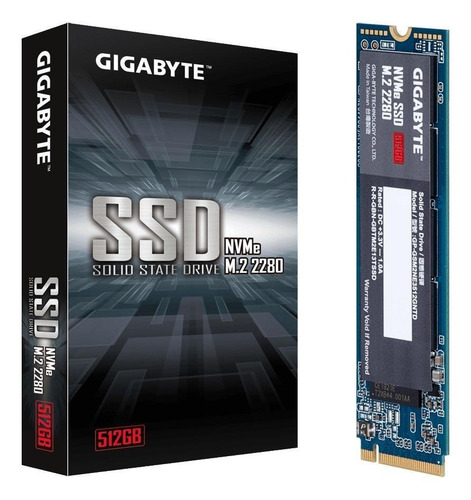 Imagen 4 de 4 de Disco sólido SSD interno Gigabyte GP-GSM2NE3512GNTD 512GB