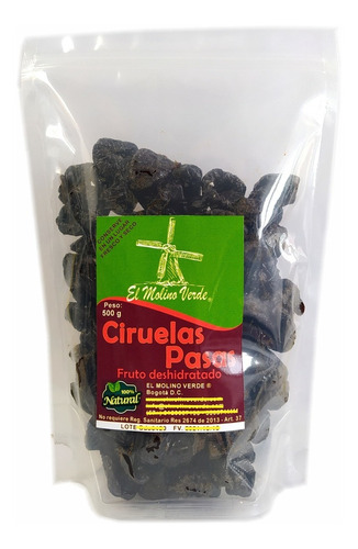 Ciruela Pasa Sin Semilla X 500g