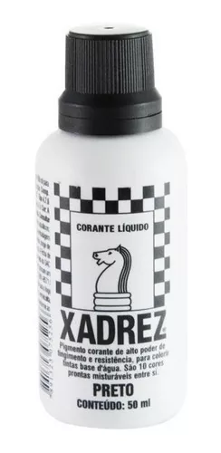 Corante Líquido Xadrez Ocre 50 g com 12